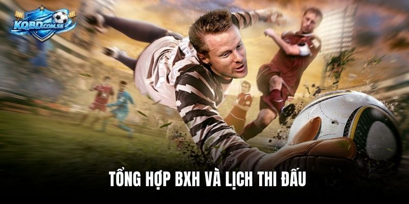 Tổng hợp BXH và lịch thi đấu